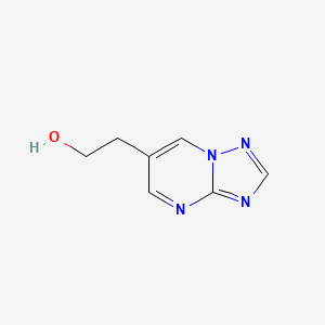 molecular formula C7H8N4O B1359585 2-([1,2,4]三唑并[1,5-a]嘧啶-6-基)乙醇 CAS No. 959237-50-4