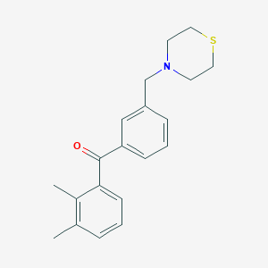 2,3-Dimethyl-3'-thiomorpholinomethyl benzophenone