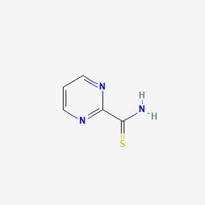 molecular formula C5H5N3S B1359673 Pyrimidine-2-carbothioamide CAS No. 4537-73-9