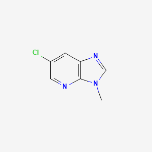 molecular formula C7H6ClN3 B1359683 6-Chloro-3-methyl-3H-imidazo[4,5-b]pyridine CAS No. 108847-89-8
