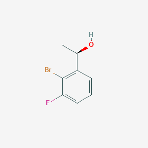 molecular formula C8H8BrFO B13596911 (R)-1-(2-Bromo-3-fluorophenyl)ethan-1-ol 