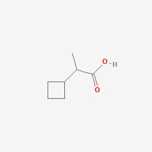 molecular formula C7H12O2 B1359699 2-环丁基丙酸 CAS No. 1082453-55-1