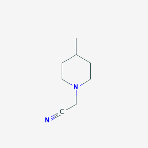 molecular formula C8H14N2 B1359707 (4-Methylpiperidin-1-yl)acetonitrile CAS No. 847574-01-0