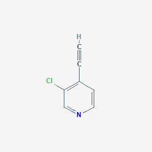 molecular formula C7H4ClN B1359720 3-Chloro-4-ethynylpyridine CAS No. 1196156-71-4