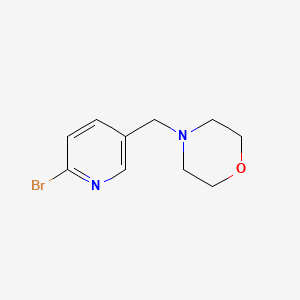 molecular formula C10H13BrN2O B1359722 4-((6-Bromopyridin-3-yl)methyl)morpholine CAS No. 364793-93-1