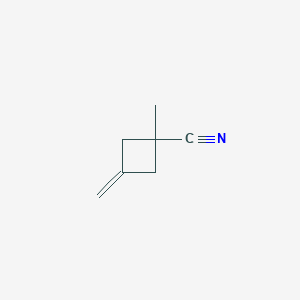 molecular formula C7H9N B1359729 1-甲基-3-亚甲基环丁烷碳腈 CAS No. 32082-16-9