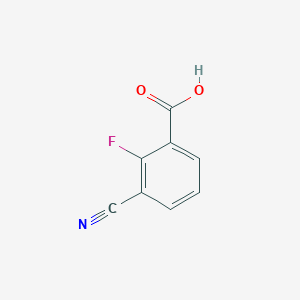 molecular formula C8H4FNO2 B1359732 3-Cyano-2-fluorobenzoic acid CAS No. 219519-77-4