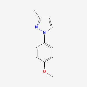 molecular formula C11H12N2O B1359733 1-(4-甲氧基苯基)-3-甲基-1H-吡唑 CAS No. 68338-28-3