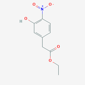 molecular formula C10H11NO5 B1359745 Ethyl 2-(3-hydroxy-4-nitrophenyl)acetate CAS No. 288580-52-9