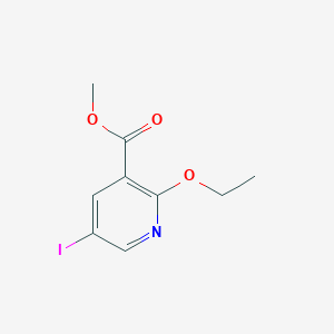 B1359747 Methyl 2-ethoxy-5-iodonicotinate CAS No. 335078-24-5