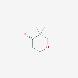 molecular formula C7H12O2 B1359749 3,3-Dimethyldihydro-2H-pyran-4(3H)-one CAS No. 625099-31-2