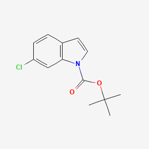 molecular formula C13H14ClNO2 B1359756 1-Boc-6-chloroindole CAS No. 323580-68-3
