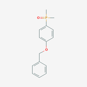 molecular formula C15H17O2P B13597687 1-(Benzyloxy)-4-(dimethylphosphoryl)benzene 