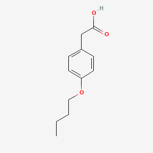 molecular formula C12H16O3 B1359773 4-Butoxyphenylacetic acid CAS No. 4547-57-3
