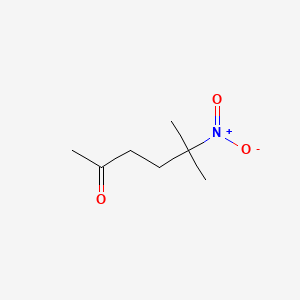 molecular formula C7H13NO3 B1359775 5-Methyl-5-nitrohexan-2-one CAS No. 4604-49-3