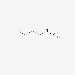 molecular formula C6H11NS B1359788 1-Isothiocyanato-3-methylbutane CAS No. 628-03-5