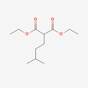 molecular formula C12H22O4 B1359793 Diethyl isopentylmalonate CAS No. 5398-08-3