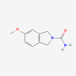 molecular formula C10H12N2O2 B13597934 5-methoxy-2,3-dihydro-1H-isoindole-2-carboxamide 