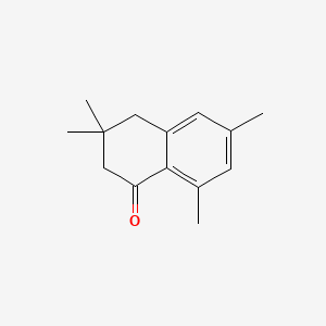 molecular formula C14H18O B1359794 3,3,6,8-四甲基-1-萘酮 CAS No. 5409-55-2