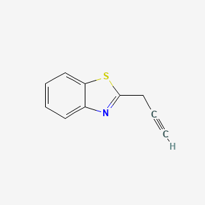 molecular formula C10H7NS B13597951 2-(Prop-2-yn-1-yl)benzo[d]thiazole 