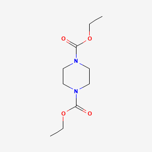 molecular formula C10H18N2O4 B1359797 Diethyl piperazine-1,4-dicarboxylate CAS No. 5470-28-0