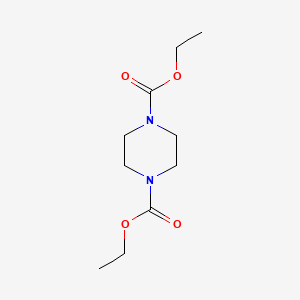 molecular formula C10H18N2O4 B1359797 1,4-Piperazinedicarboxylic acid, diethyl ester CAS No. 5470-28-0