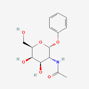molecular formula C14H19NO6 B1359799 Phenyl 2-acetamido-2-deoxy-alpha-D-galactopyranoside CAS No. 13089-18-4