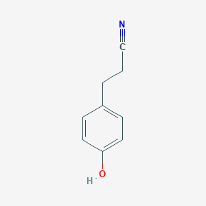 molecular formula C9H9NO B013598 3-(4-羟基苯基)丙腈 CAS No. 17362-17-3