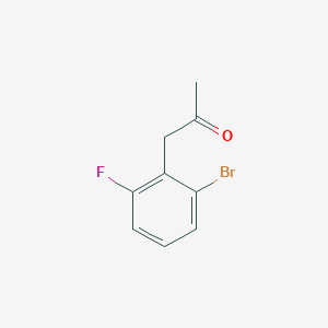 molecular formula C9H8BrFO B13598008 1-(2-Bromo-6-fluorophenyl)propan-2-one 
