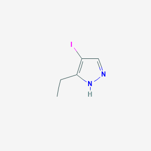 molecular formula C5H7IN2 B1359815 3-Ethyl-4-iodo-1H-pyrazole CAS No. 442876-19-9