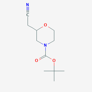 Tert-butyl 2-(cyanomethyl)morpholine-4-carboxylate