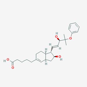 molecular formula C26H36O5 B135982 Homoisocarbacyclin CAS No. 130377-59-2