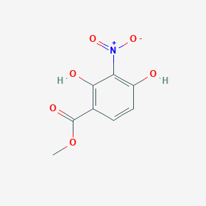 molecular formula C8H7NO6 B1359824 Methyl 2,4-dihydroxy-3-nitrobenzoate CAS No. 956105-56-9