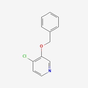 molecular formula C12H10ClNO B1359827 4-Chloro-3-(phenylmethoxy)pyridine CAS No. 958266-09-6