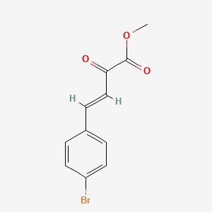 molecular formula C11H9BrO3 B1359829 (E)-Methyl 4-(4-bromophenyl)-2-oxobut-3-enoate CAS No. 608128-34-3