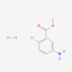 molecular formula C8H9Cl2NO2 B1359833 5-Amino-2-chlorobenzoic acid methyl ester hydrochloride CAS No. 269072-19-7