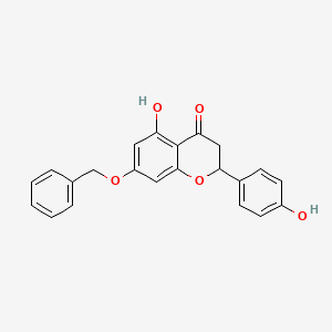 4H-1-Benzopyran-4-one, 2,3-dihydro-5-hydroxy-2-(4-hydroxyphenyl)-7-(phenylmethoxy)-