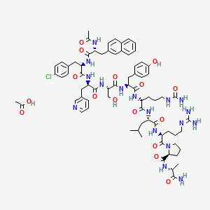 molecular formula C72H96ClN17O16 B1359836 Cetrorelix Acetate CAS No. 1631741-31-5