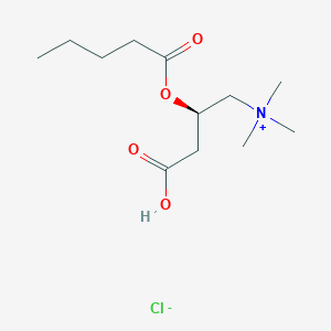 [(2R)-3-Carboxy-2-pentanoyloxypropyl]-trimethylazanium;chloride