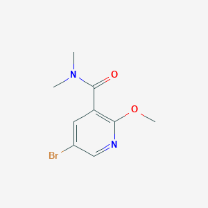 B1359842 5-bromo-2-methoxy-N,N-dimethylnicotinamide CAS No. 1072854-96-6