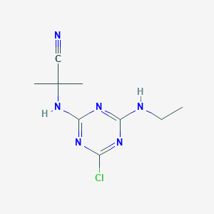 molecular formula C9H13ClN6 B135985 Cyanazine CAS No. 21725-46-2