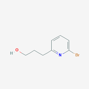 molecular formula C8H10BrNO B13598568 3-(6-Bromopyridin-2-yl)propan-1-ol 