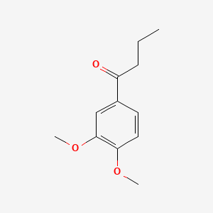 molecular formula C12H16O3 B1359858 3',4'-Dimethoxybutyrophenone CAS No. 54419-21-5