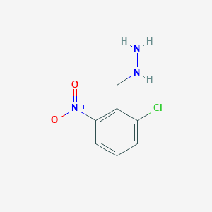 molecular formula C7H8ClN3O2 B13598642 (2-Chloro-6-nitrobenzyl)hydrazine 