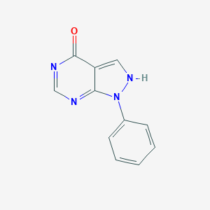 molecular formula C11H8N4O B013599 1-Phenyl-1H-pyrazolo[3,4-d]pyrimidin-4-ol CAS No. 21314-17-0