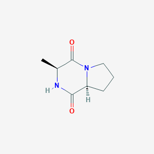 molecular formula C8H12N2O2 B135991 环（L-丙氨酸-L-脯氨酸） CAS No. 36357-32-1