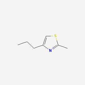 molecular formula C7H11NS B1359913 2-Methyl-4-propylthiazole CAS No. 41981-63-9