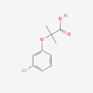molecular formula C10H11ClO3 B1359922 2-(3-Chlorophenoxy)-2-methylpropanoic acid CAS No. 17413-73-9