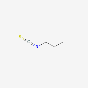 molecular formula C4H7NS B1359926 Propyl isothiocyanate CAS No. 628-30-8