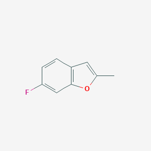 molecular formula C9H7FO B135993 6-Fluoro-2-methylbenzofuran CAS No. 139313-87-4